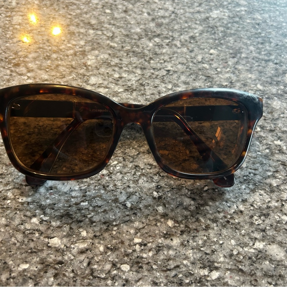 Kate Spade Brown Tortoise Prescription Sunglasses